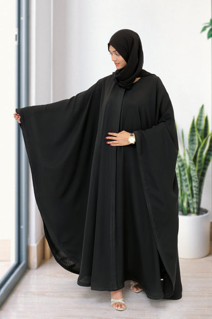 Black Cape Abaya