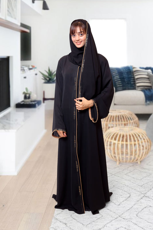 Black Wolf Abaya