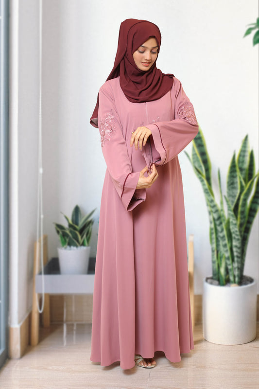 Bright Pink Maxi Abaya