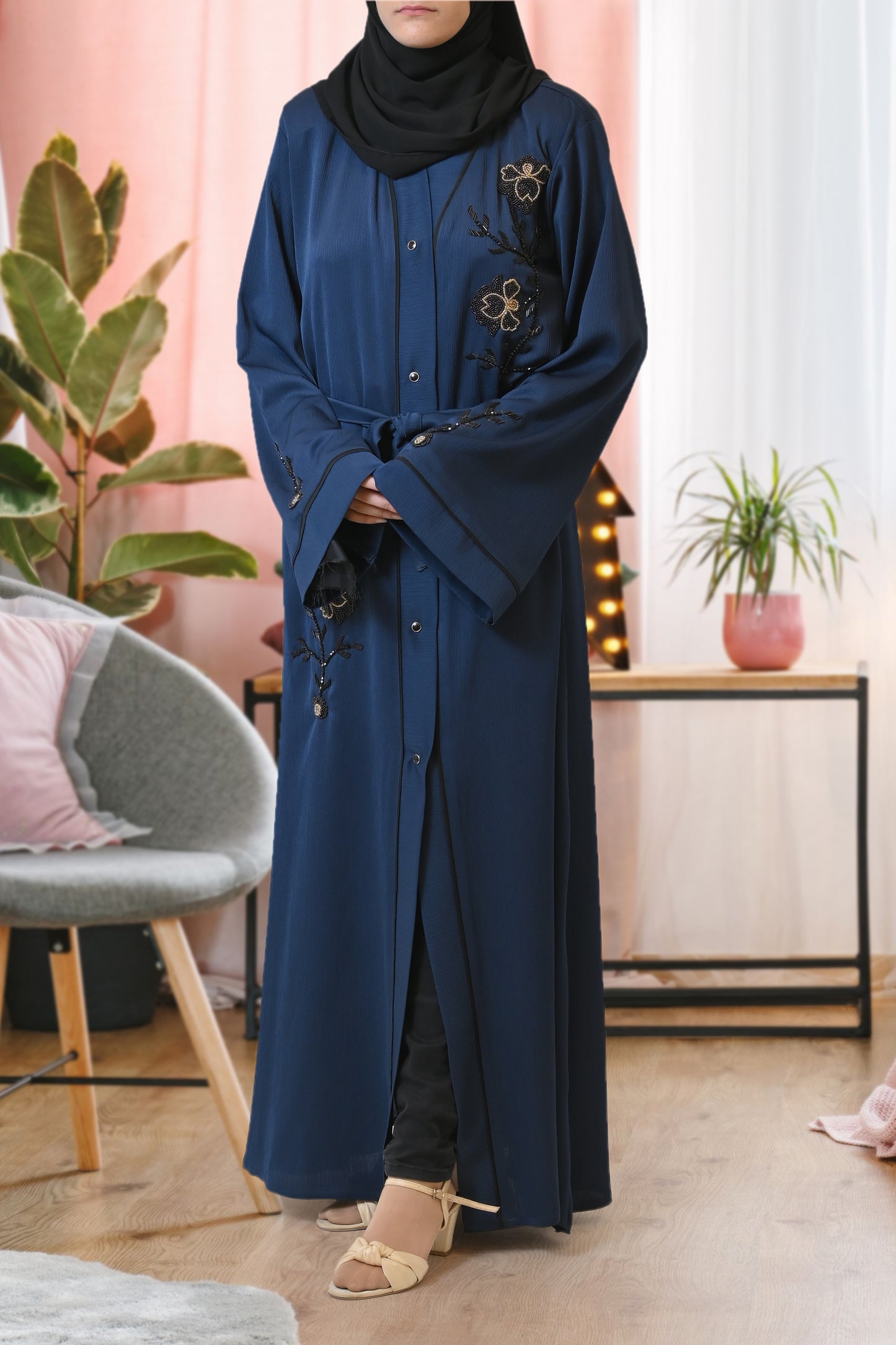 Crinkle Modest Abaya