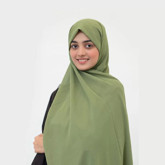 Green Chiffon Shella