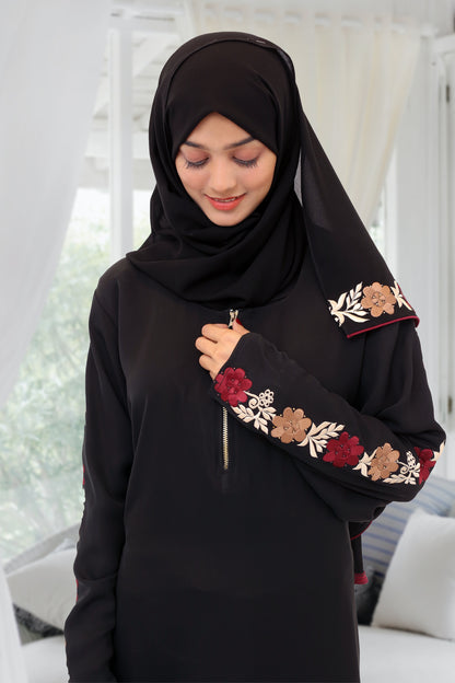 Multi Floral Maxi Abaya