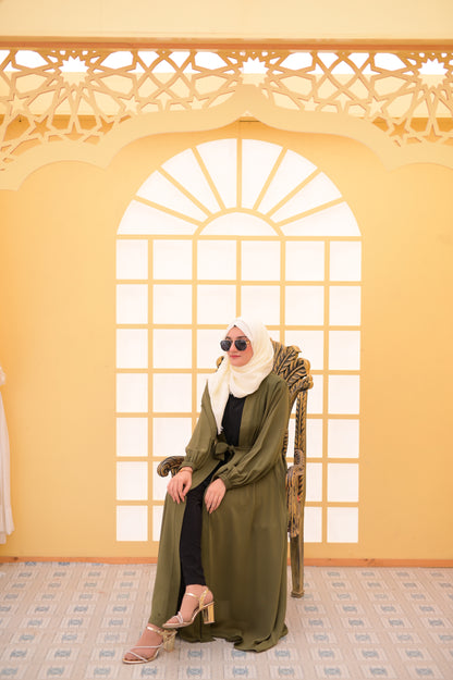 Open Abaya Dress Modest Long Elegant Shrug