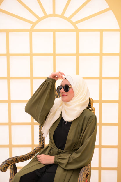 Open Abaya Dress Modest Long Elegant Shrug