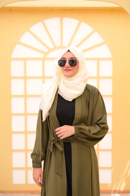 Open Abaya Dress Modest Long Elegant Shrug