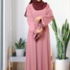 Bright Pink Maxi Abaya