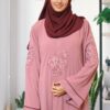 Bright Pink Maxi Abaya