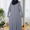 Grey Marble Texture Abaya