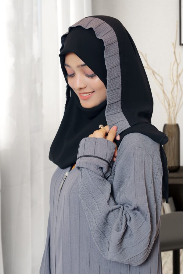 Grey Marble Texture Abaya