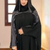 Classic Butterfly Embraided Abaya