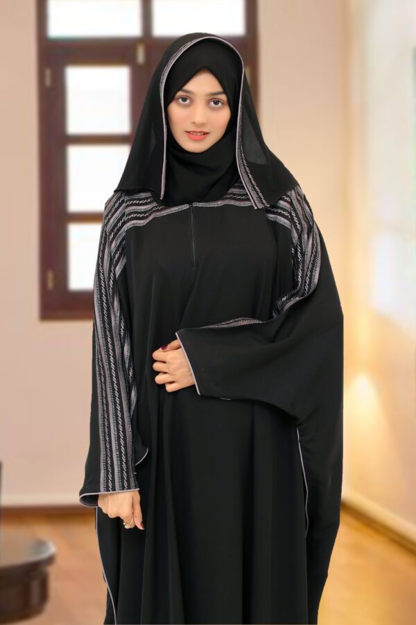 Classic Butterfly Embraided Abaya