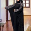 Classic Butterfly Embraided Abaya