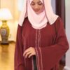 Bright Rose Abaya