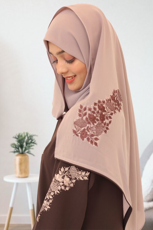 Chocolate Brown Classic Abaya