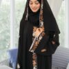 3D Embroidery Abaya