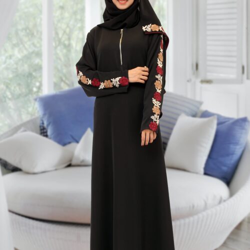 Multi Floral Abaya