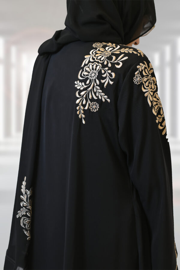 Rich Black Abaya