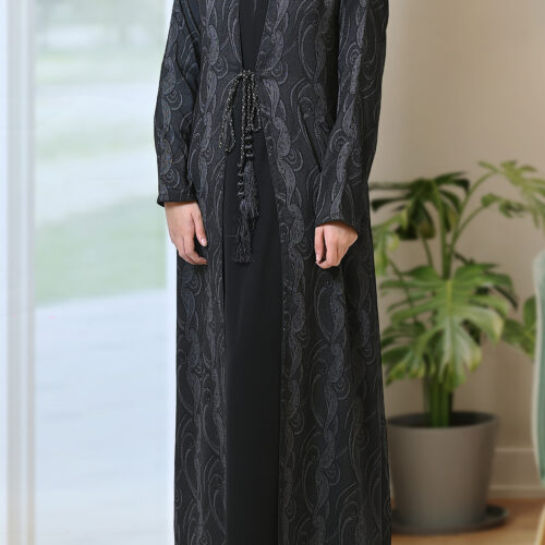 Overcoat Dazzling Abaya