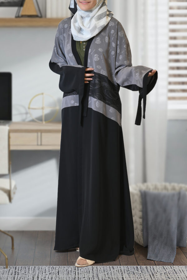 Stylish Printed Upper Abaya