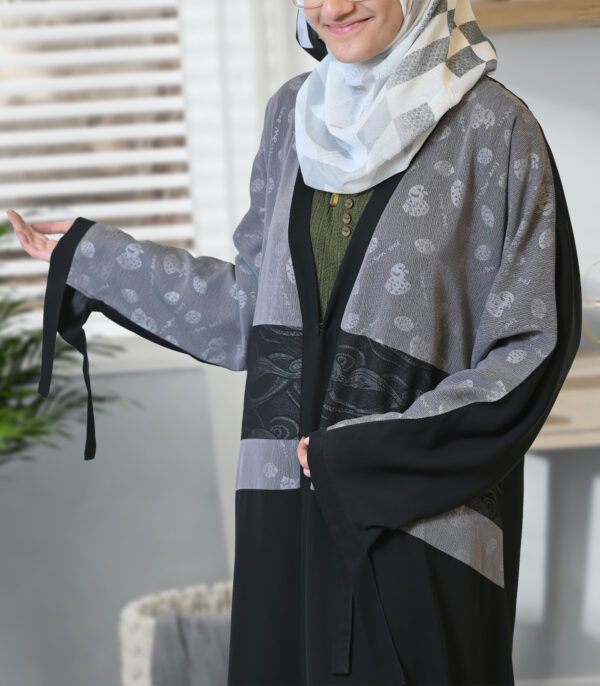 Stylish Printed Upper Abaya