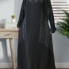 Black Mesh Abaya