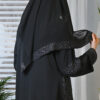 Black Mesh Abaya