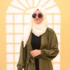 Open Abaya Dress Modest Long Elegant Shrug 2024