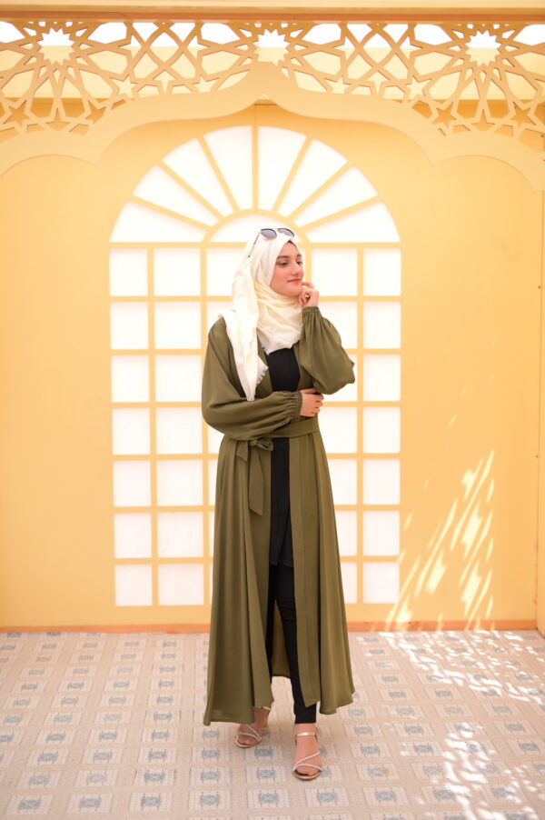 Open Abaya Dress Modest Long Elegant Shrug 2024