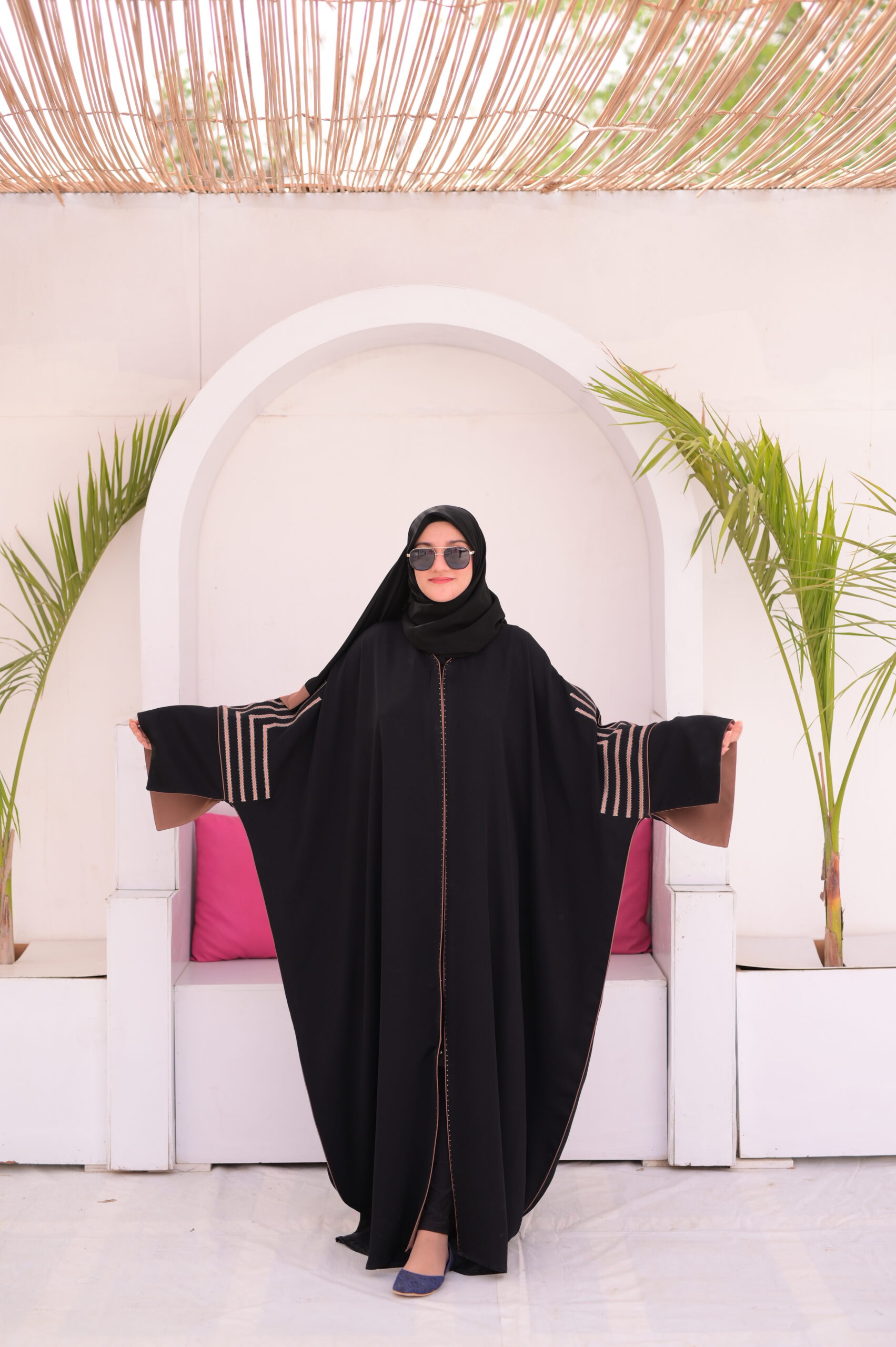 Arabic embroidery Abaya