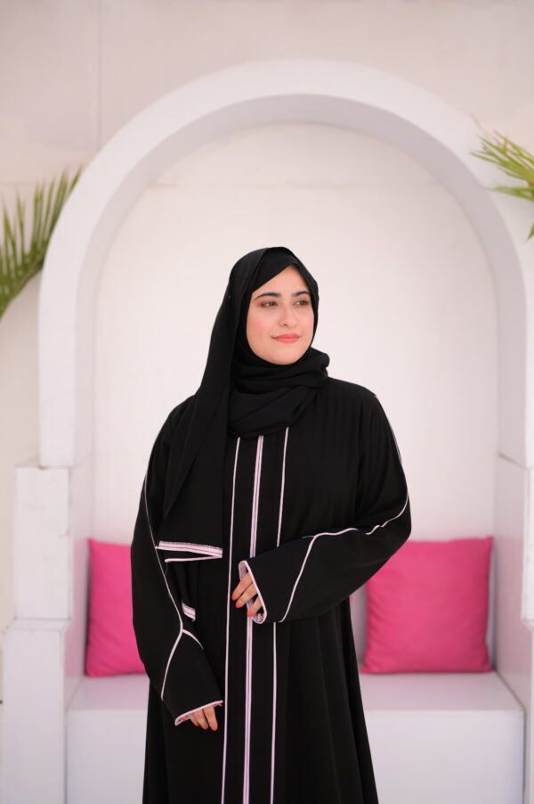 Classic Pippen Zipper Abaya