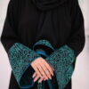 Digital Umbrella Sleeves Abaya