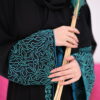 Digital Umbrella Sleeves Abaya