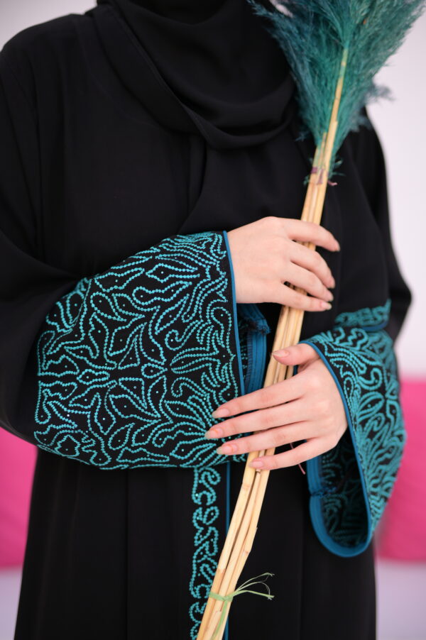 Digital Umbrella Sleeves Abaya