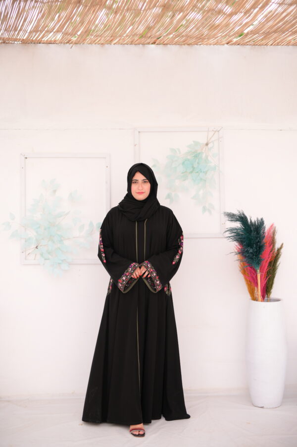 Multi Colored Embroidery Abaya