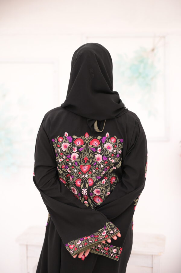 Multi Colored Embroidery Abaya