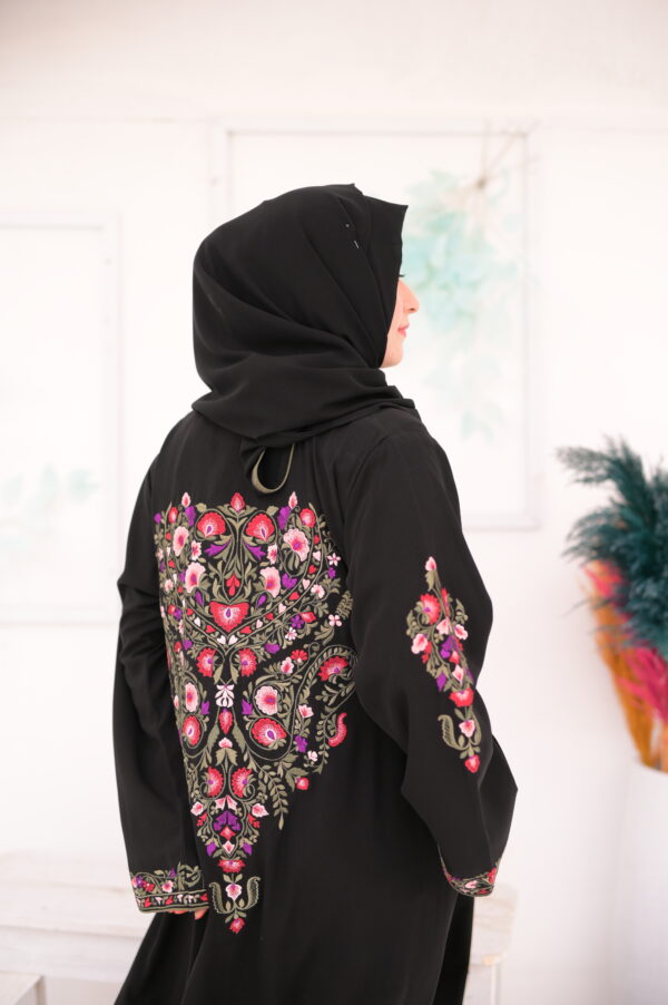 Multi Colored Embroidery Abaya