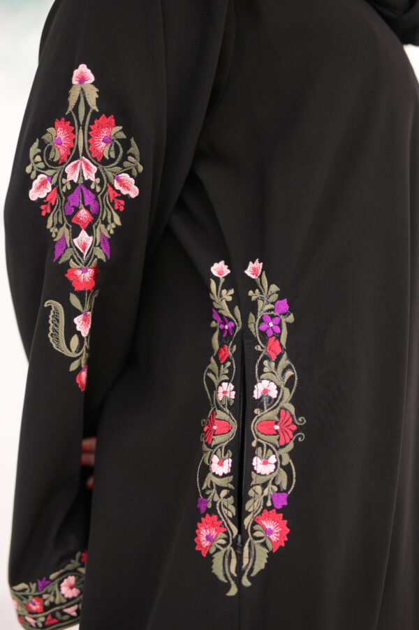 Multi Colored Embroidery Abaya