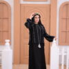 short Jacket zipper Abaya