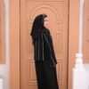 short Jacket zipper Abaya