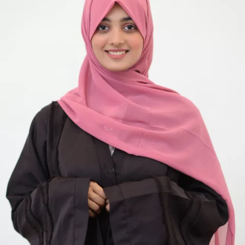 Dusky Pink Chiffon Shella