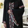 Elegant Embroidered Black Abaya