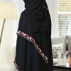 Elegant Embroidered Black Abaya