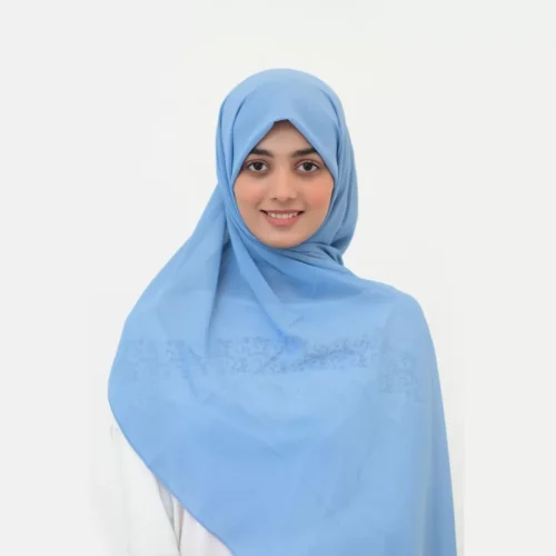 Light Blue Chiffon Shella