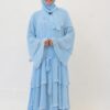 Blue Flounces Abaya